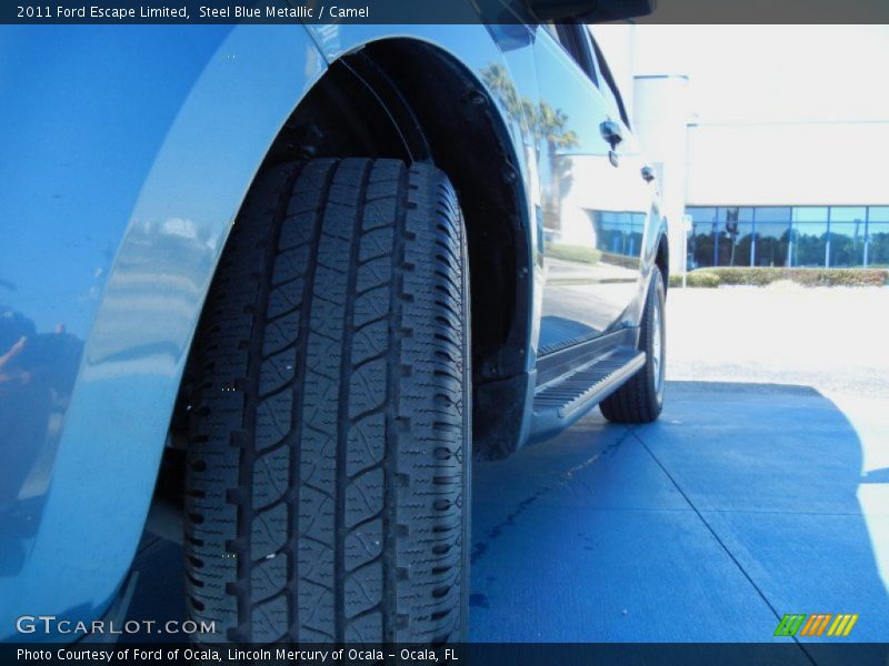 Steel Blue Metallic / Camel 2011 Ford Escape Limited