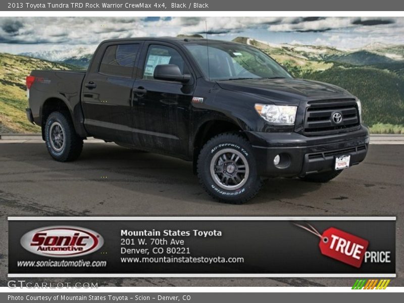 Black / Black 2013 Toyota Tundra TRD Rock Warrior CrewMax 4x4