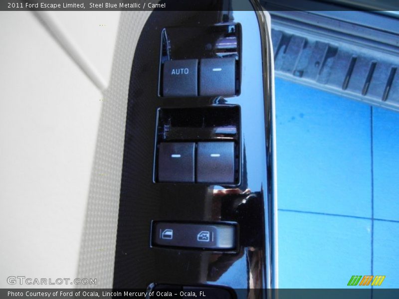 Steel Blue Metallic / Camel 2011 Ford Escape Limited