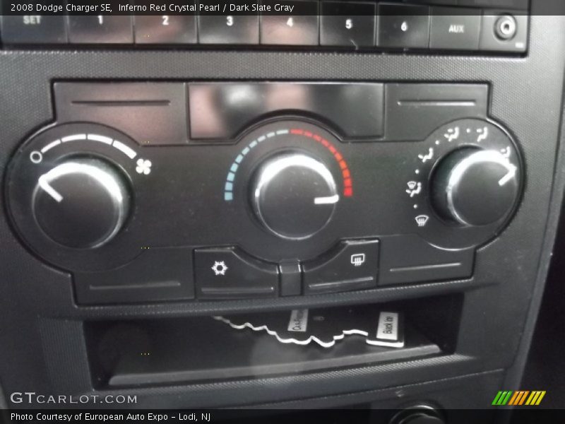 Inferno Red Crystal Pearl / Dark Slate Gray 2008 Dodge Charger SE