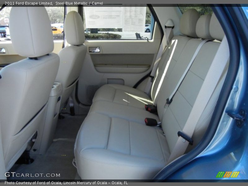 Steel Blue Metallic / Camel 2011 Ford Escape Limited