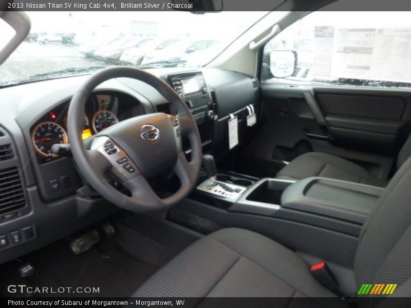 Brilliant Silver / Charcoal 2013 Nissan Titan SV King Cab 4x4