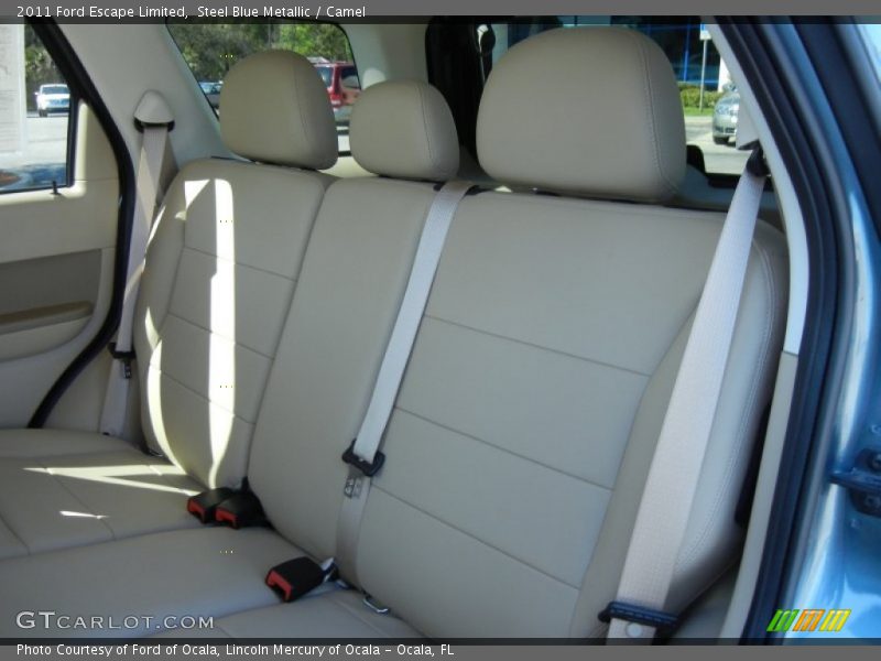 Steel Blue Metallic / Camel 2011 Ford Escape Limited