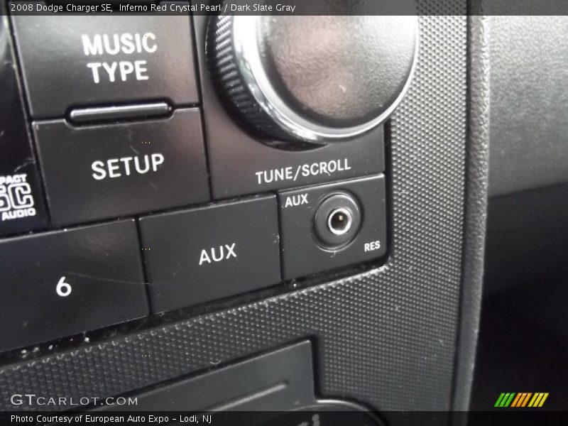 Inferno Red Crystal Pearl / Dark Slate Gray 2008 Dodge Charger SE