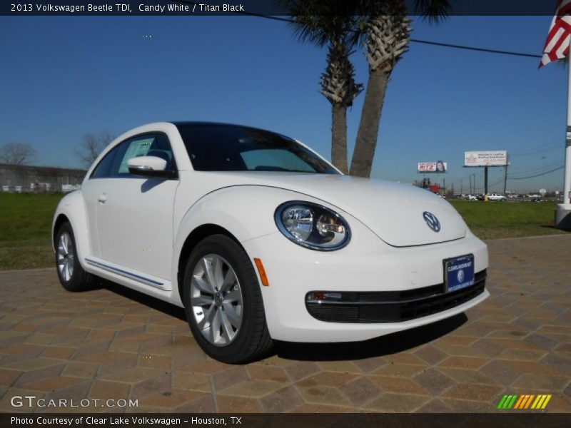 Candy White / Titan Black 2013 Volkswagen Beetle TDI