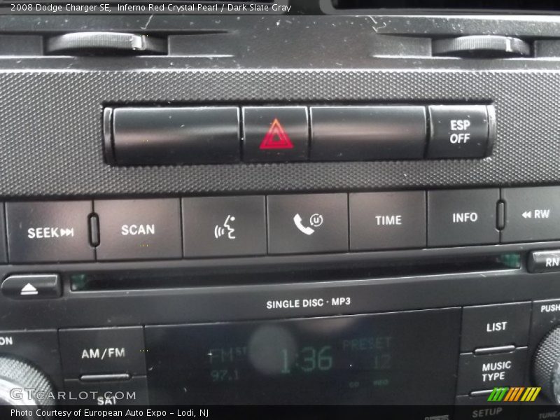 Inferno Red Crystal Pearl / Dark Slate Gray 2008 Dodge Charger SE