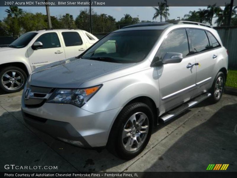 Billet Silver Metallic / Taupe 2007 Acura MDX Technology