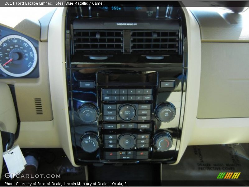 Steel Blue Metallic / Camel 2011 Ford Escape Limited