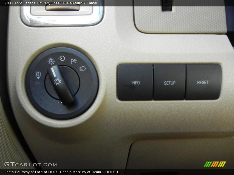 Steel Blue Metallic / Camel 2011 Ford Escape Limited