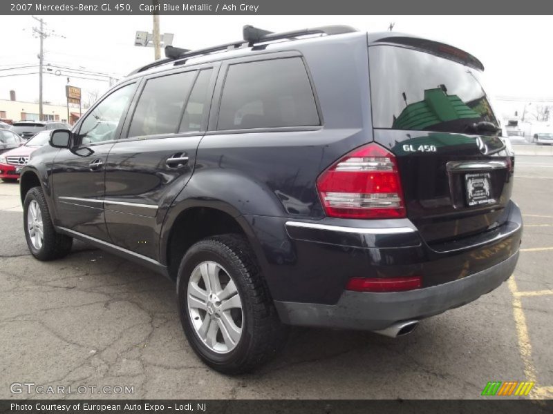 Capri Blue Metallic / Ash Grey 2007 Mercedes-Benz GL 450