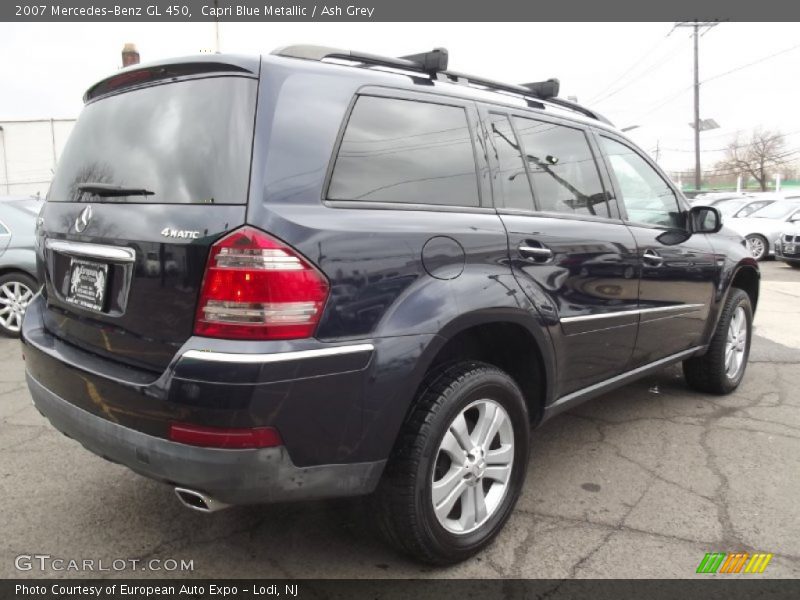 Capri Blue Metallic / Ash Grey 2007 Mercedes-Benz GL 450