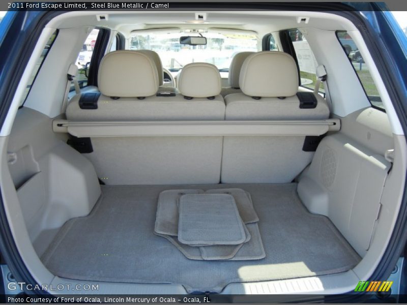 Steel Blue Metallic / Camel 2011 Ford Escape Limited