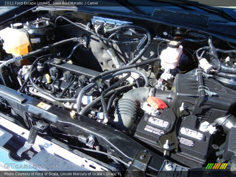 Steel Blue Metallic / Camel 2011 Ford Escape Limited