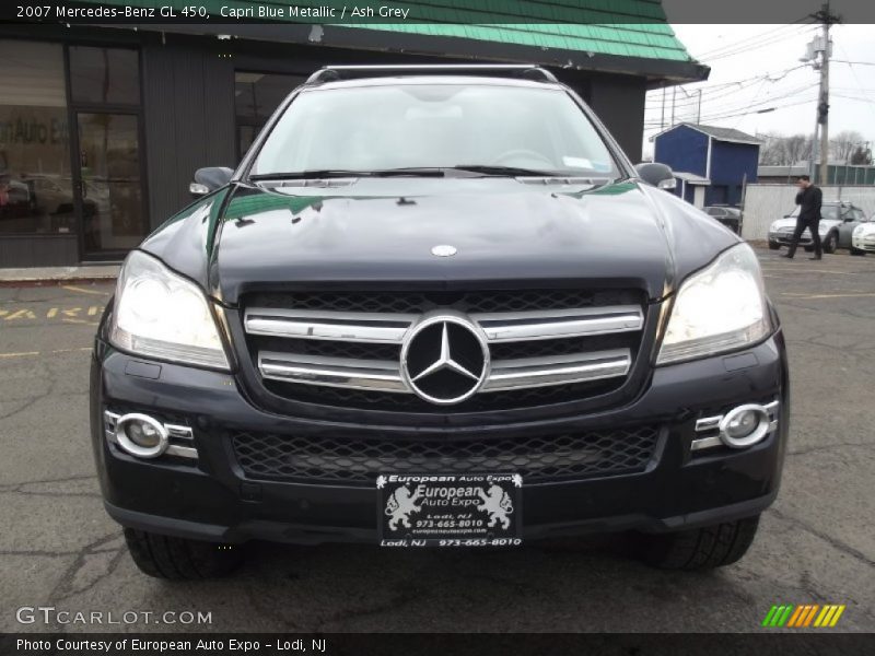 Capri Blue Metallic / Ash Grey 2007 Mercedes-Benz GL 450