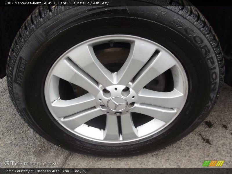 Capri Blue Metallic / Ash Grey 2007 Mercedes-Benz GL 450
