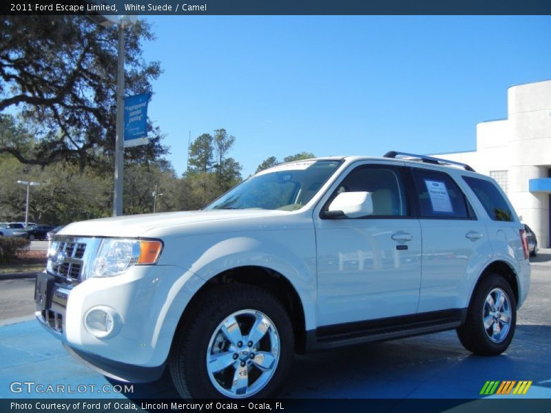 White Suede / Camel 2011 Ford Escape Limited