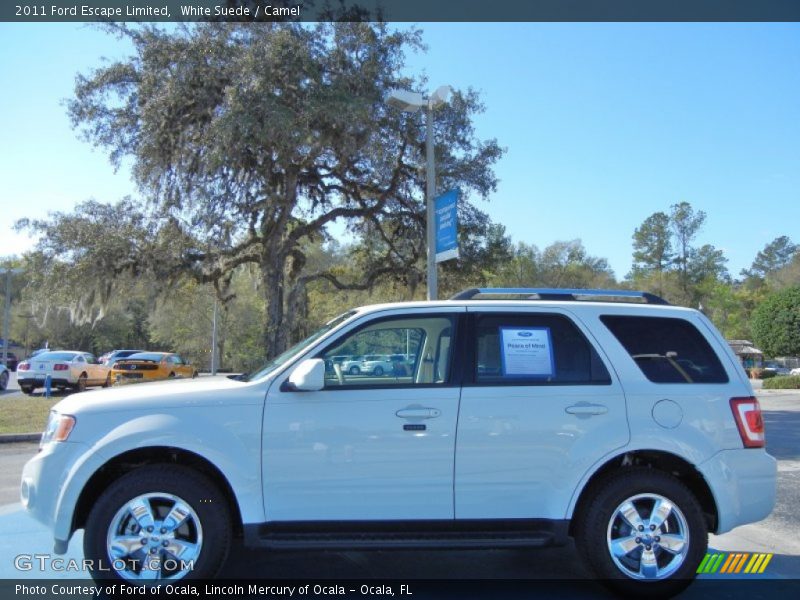 White Suede / Camel 2011 Ford Escape Limited