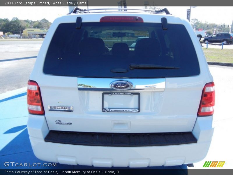White Suede / Camel 2011 Ford Escape Limited