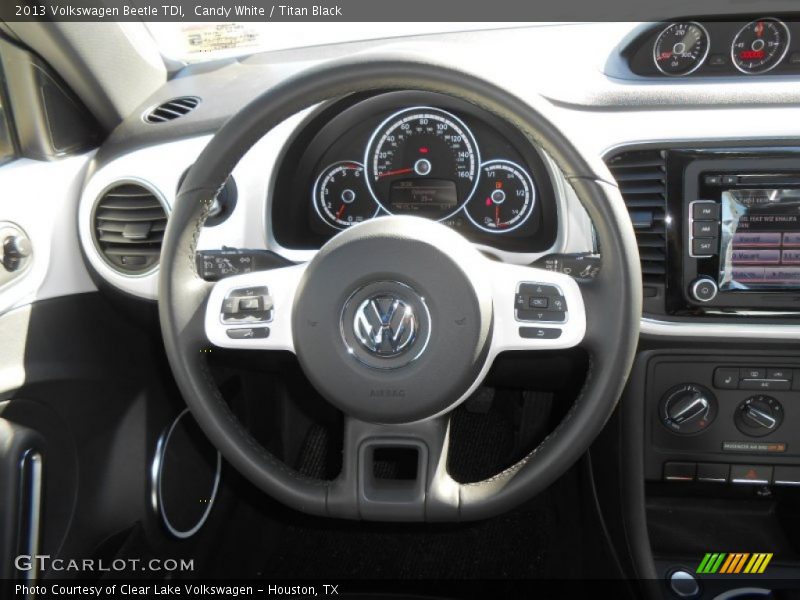 Candy White / Titan Black 2013 Volkswagen Beetle TDI