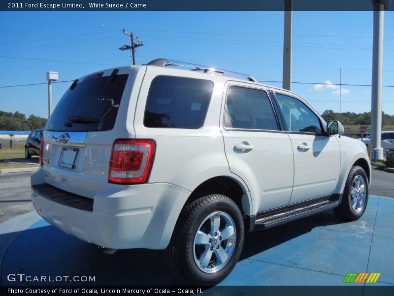 White Suede / Camel 2011 Ford Escape Limited