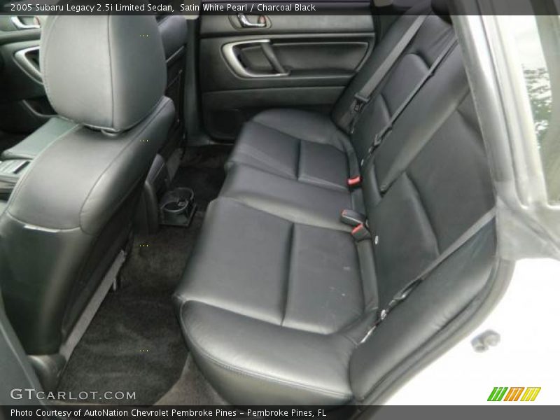 Rear Seat of 2005 Legacy 2.5i Limited Sedan