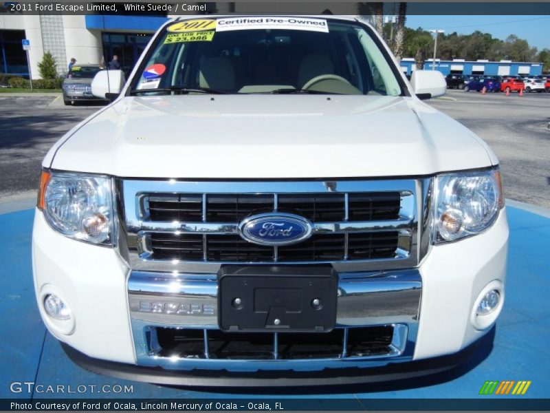 White Suede / Camel 2011 Ford Escape Limited