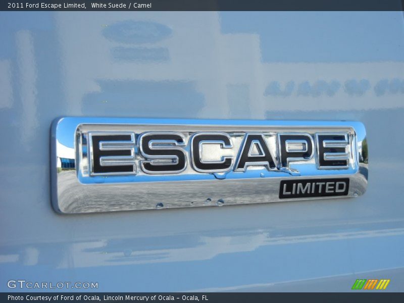 White Suede / Camel 2011 Ford Escape Limited
