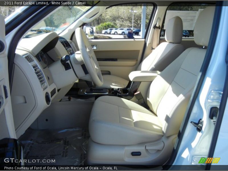 White Suede / Camel 2011 Ford Escape Limited