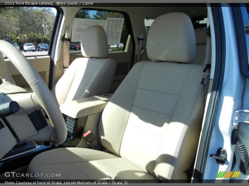 White Suede / Camel 2011 Ford Escape Limited
