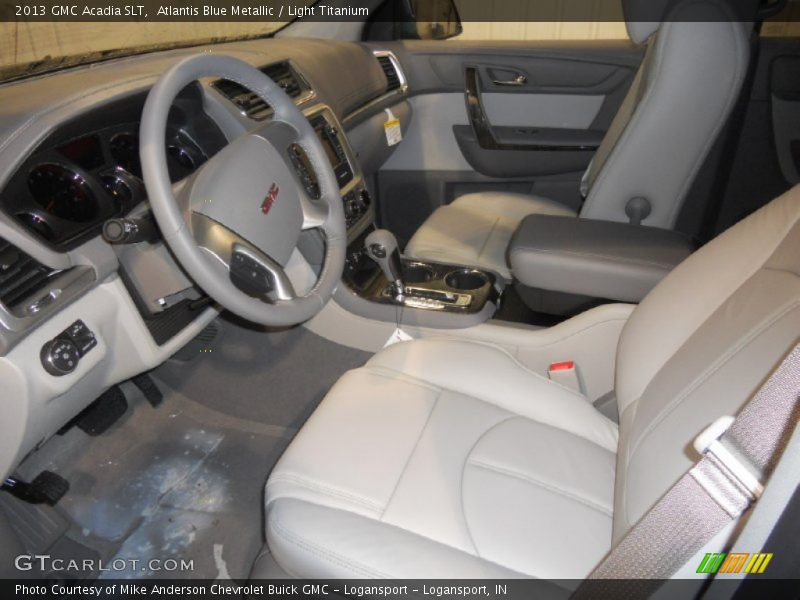 Atlantis Blue Metallic / Light Titanium 2013 GMC Acadia SLT