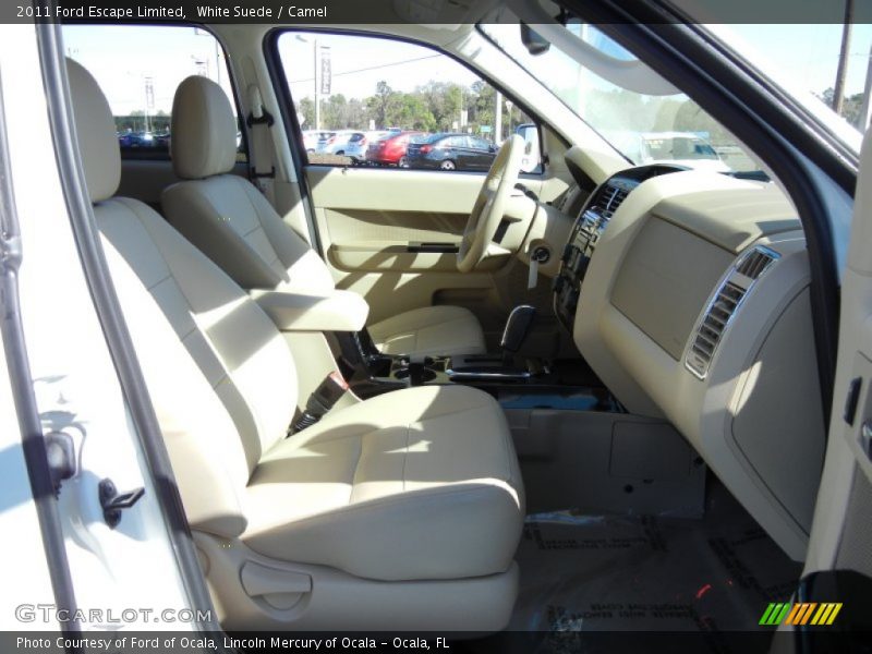 White Suede / Camel 2011 Ford Escape Limited