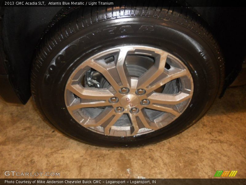 Atlantis Blue Metallic / Light Titanium 2013 GMC Acadia SLT