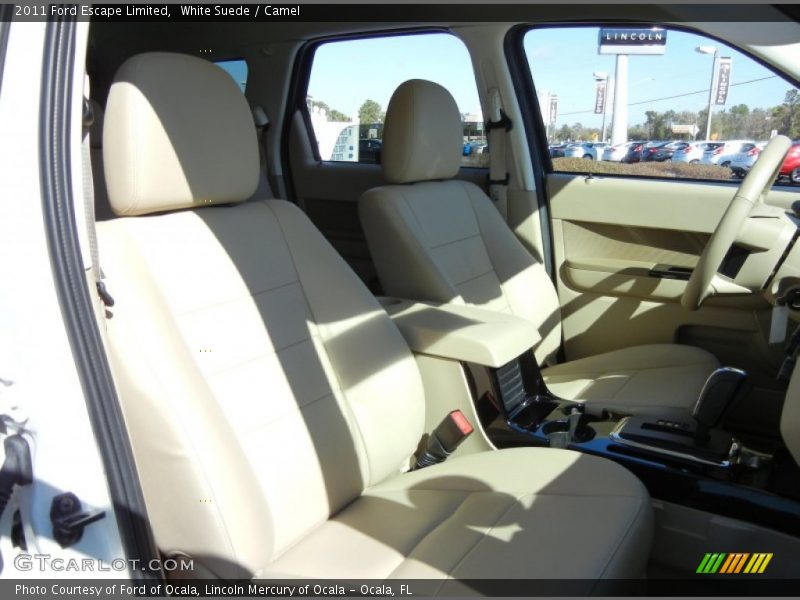 White Suede / Camel 2011 Ford Escape Limited