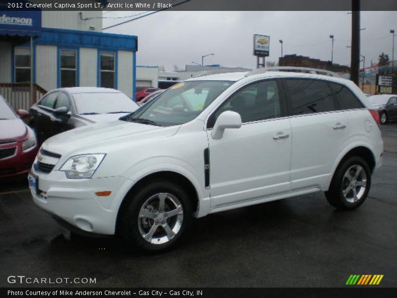 Arctic Ice White / Black 2012 Chevrolet Captiva Sport LT