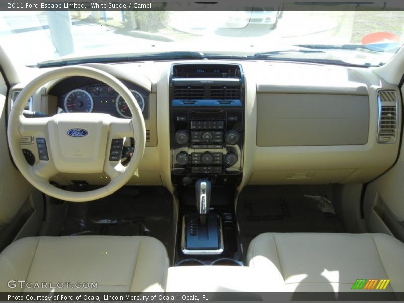 White Suede / Camel 2011 Ford Escape Limited