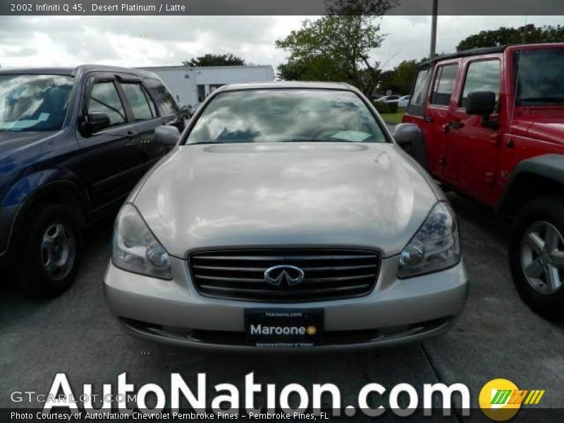 Desert Platinum / Latte 2002 Infiniti Q 45