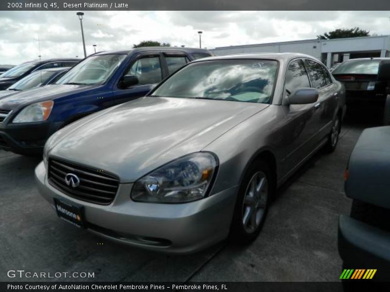 Desert Platinum / Latte 2002 Infiniti Q 45