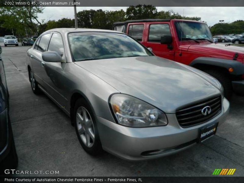 Desert Platinum / Latte 2002 Infiniti Q 45