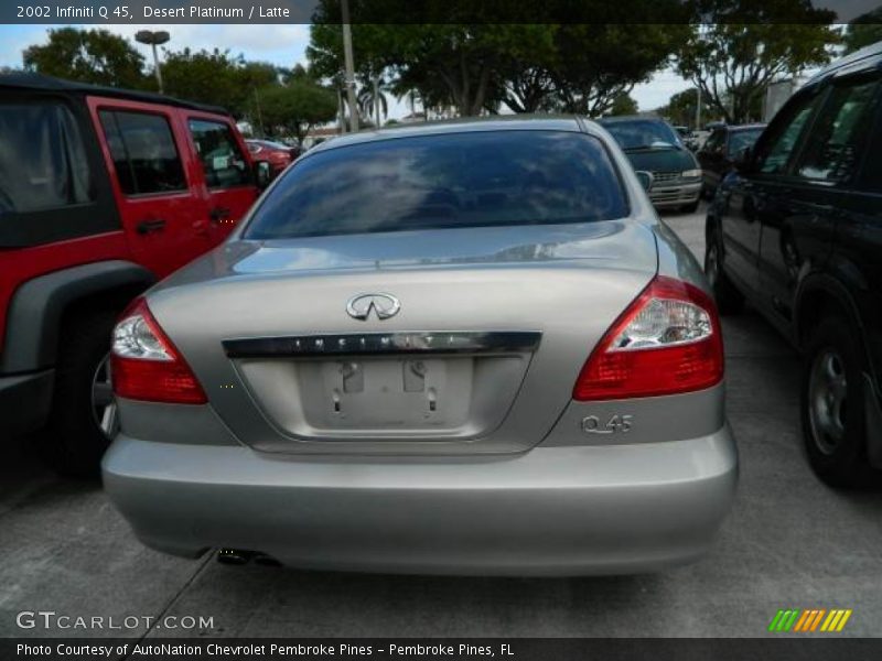 Desert Platinum / Latte 2002 Infiniti Q 45