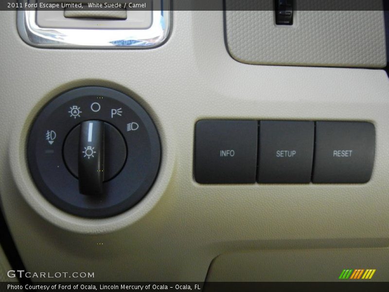 White Suede / Camel 2011 Ford Escape Limited
