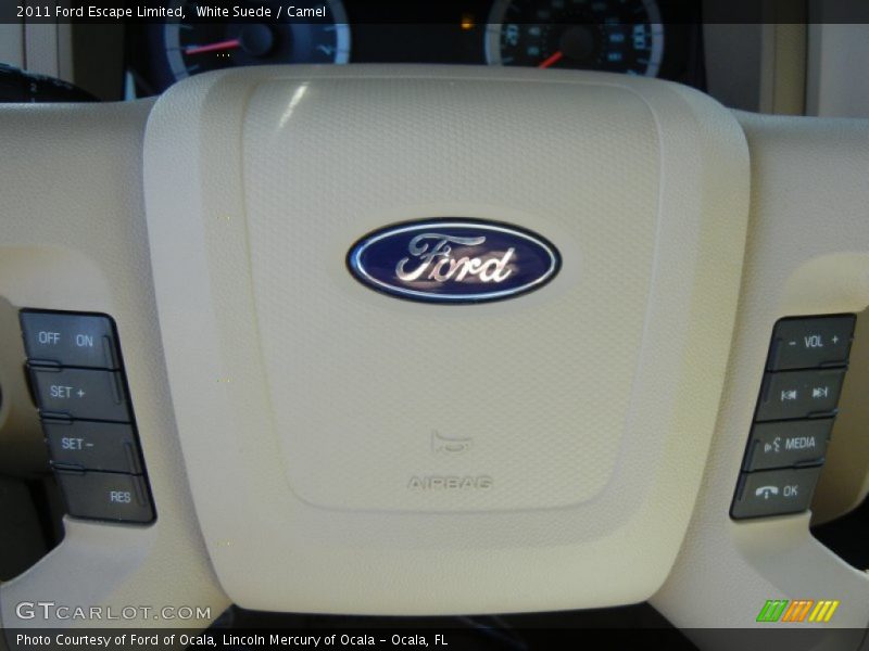 White Suede / Camel 2011 Ford Escape Limited