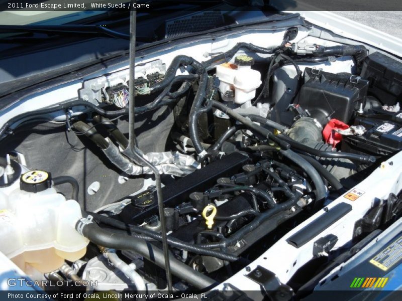 White Suede / Camel 2011 Ford Escape Limited