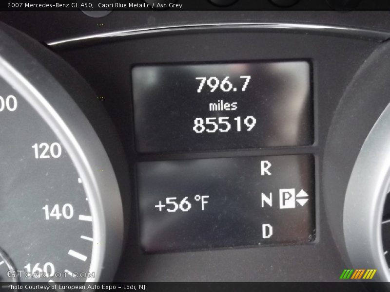 Capri Blue Metallic / Ash Grey 2007 Mercedes-Benz GL 450