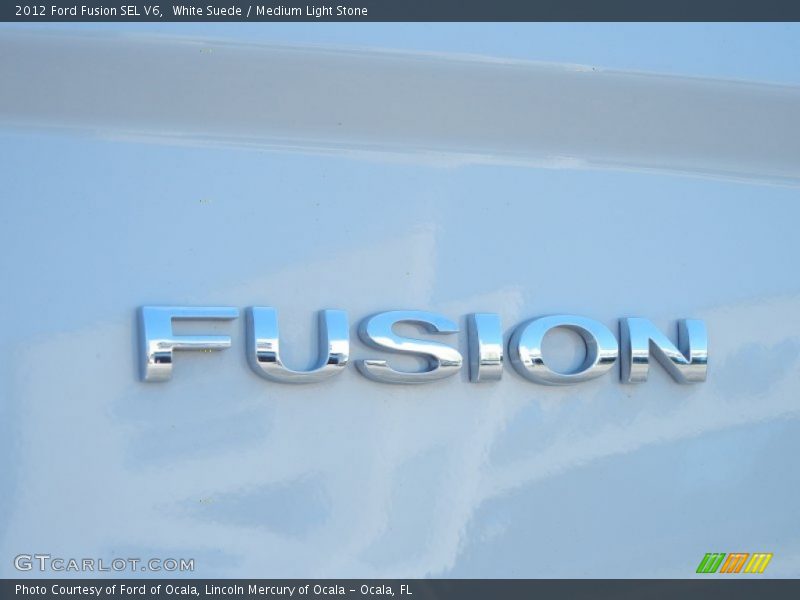 White Suede / Medium Light Stone 2012 Ford Fusion SEL V6
