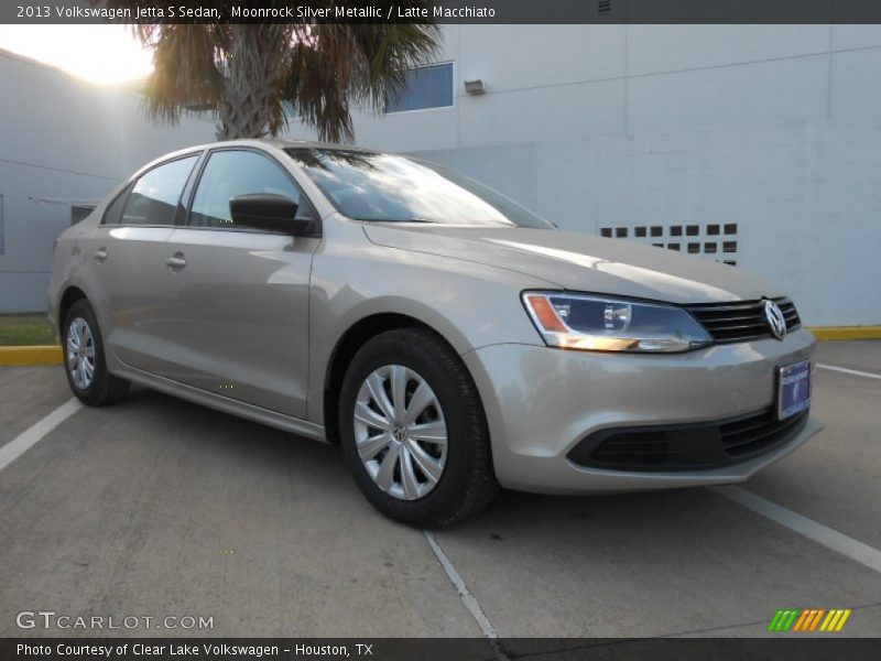 Moonrock Silver Metallic / Latte Macchiato 2013 Volkswagen Jetta S Sedan