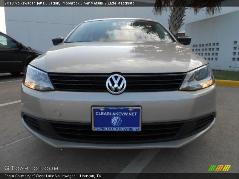 Moonrock Silver Metallic / Latte Macchiato 2013 Volkswagen Jetta S Sedan