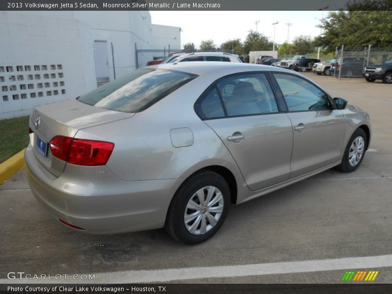 Moonrock Silver Metallic / Latte Macchiato 2013 Volkswagen Jetta S Sedan