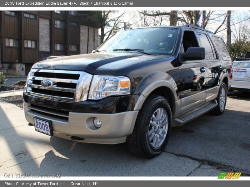 Black / Charcoal Black/Camel 2008 Ford Expedition Eddie Bauer 4x4