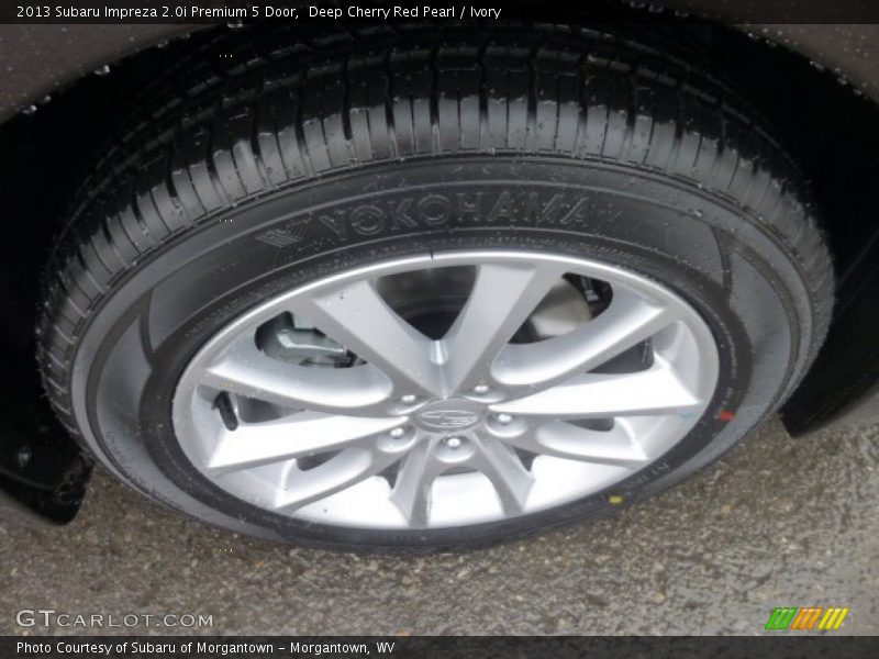 Deep Cherry Red Pearl / Ivory 2013 Subaru Impreza 2.0i Premium 5 Door