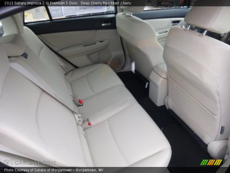 Deep Cherry Red Pearl / Ivory 2013 Subaru Impreza 2.0i Premium 5 Door